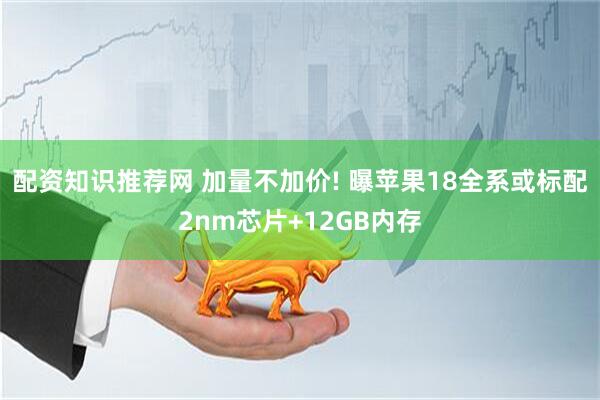 配资知识推荐网 加量不加价! 曝苹果18全系或标配2nm芯片+12GB内存